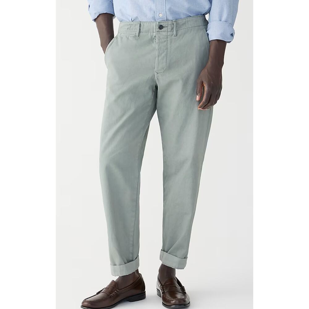 J. Crew Wallace and Barnes Light Sage Green Chinos